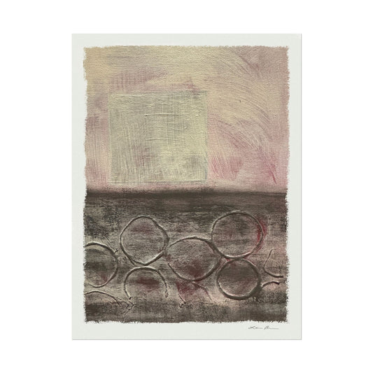 'Gray Bubbles' Print 12x16" by Lori Brunner