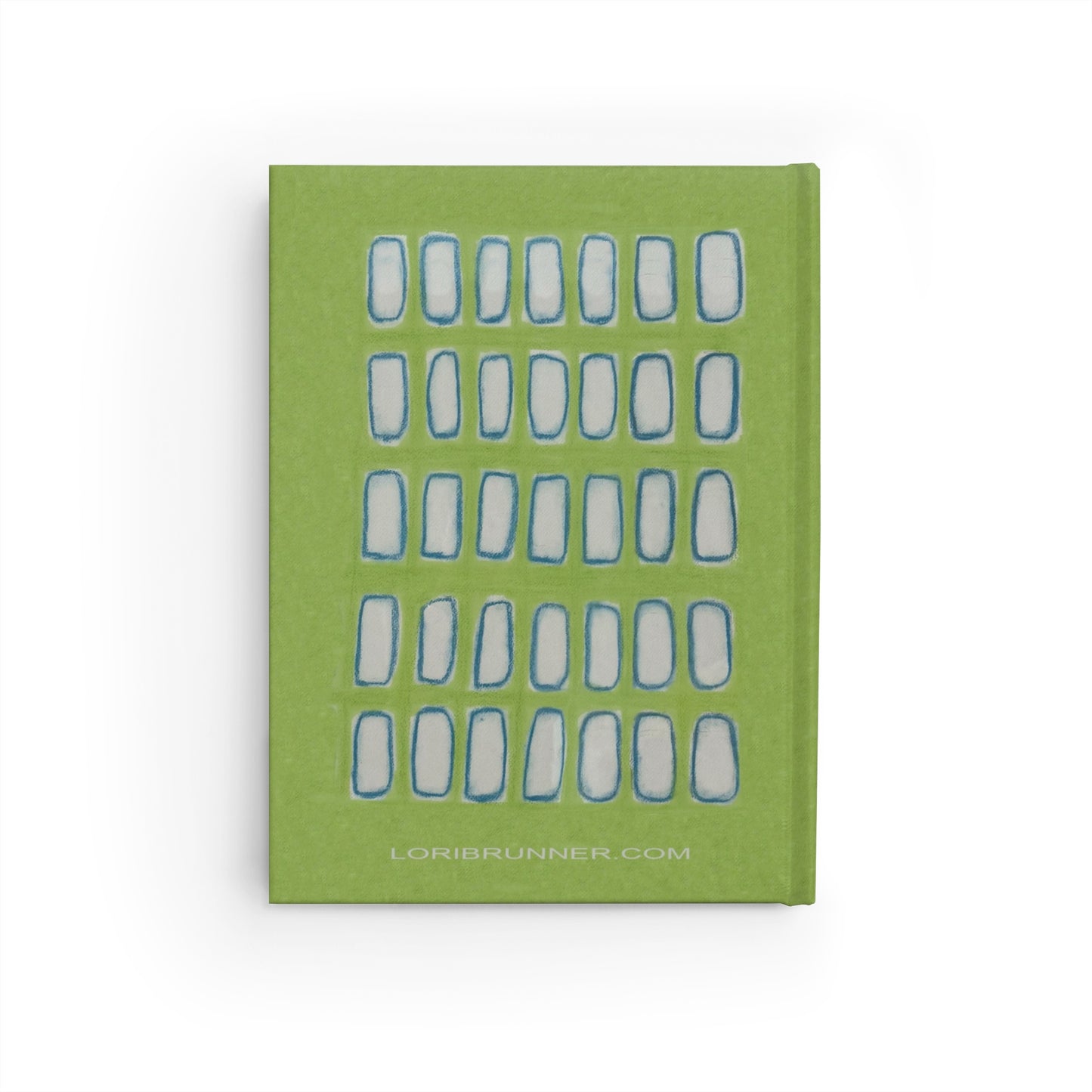 Journal - With artful cover (Green Windows) by Lori Brunner Art - blank pages inside