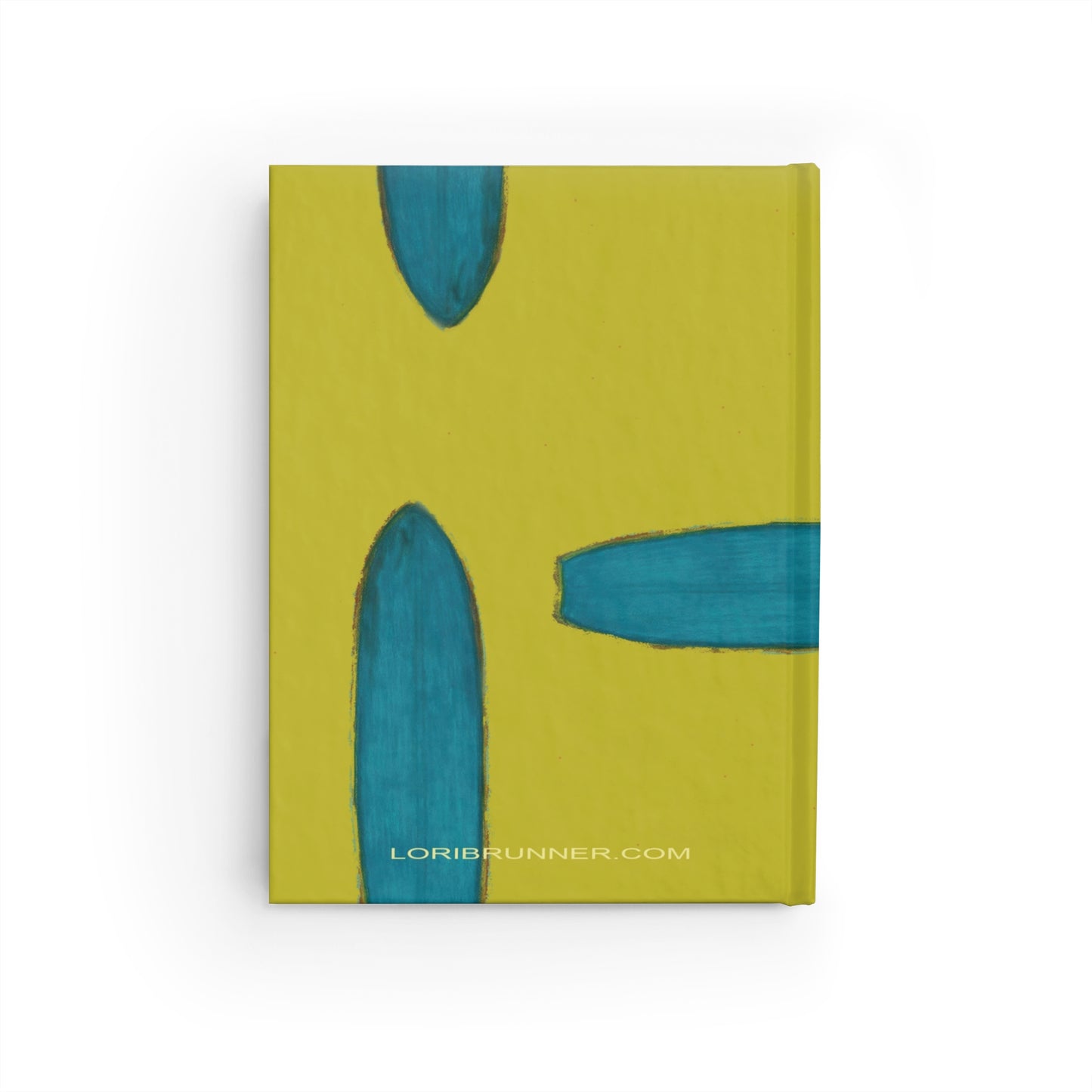 Journal - With artful cover (Yellow Surfboards) by Lori Brunner Art - blank pages inside