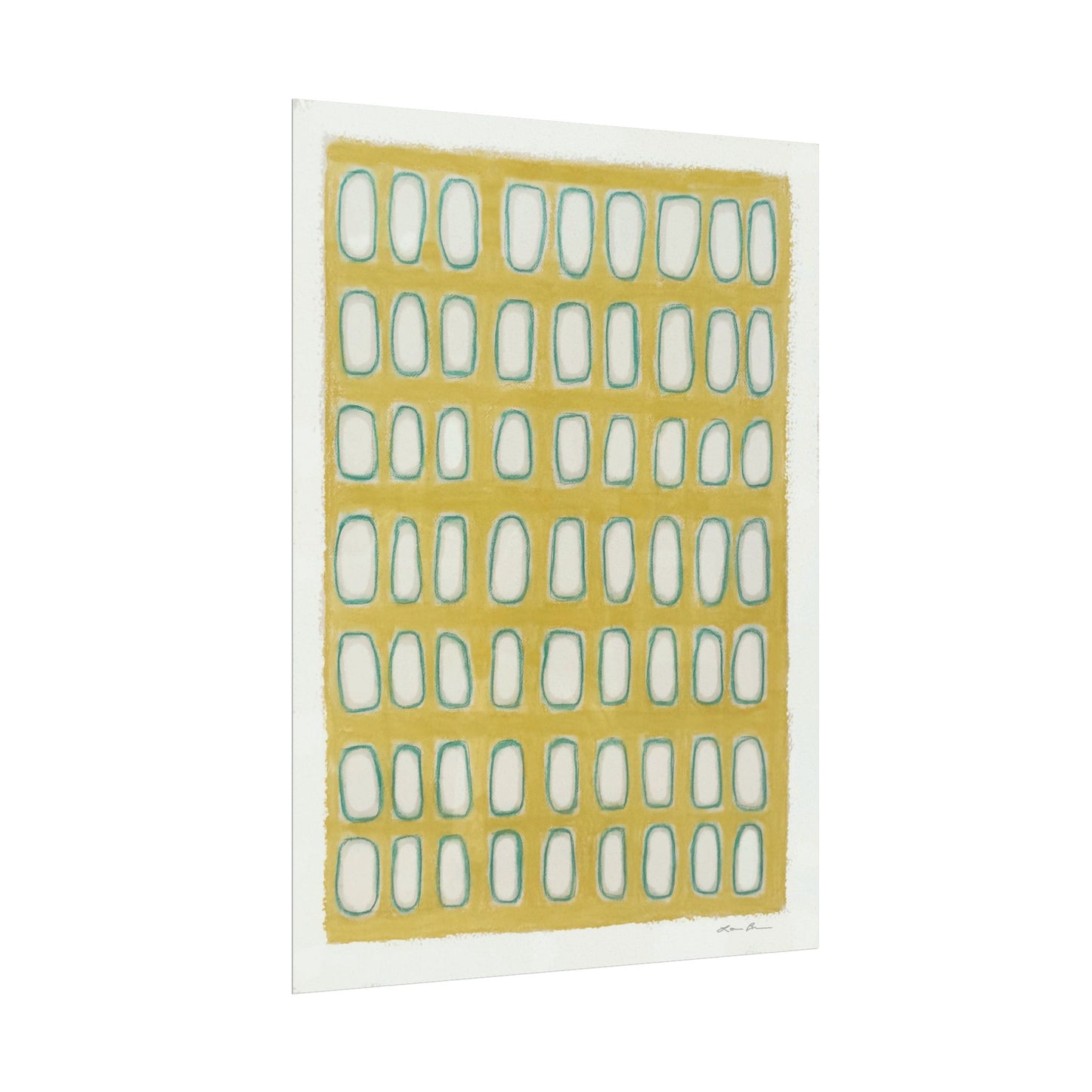 Yellow Windows Print 12x16" and 22"x30" by Lori Brunner