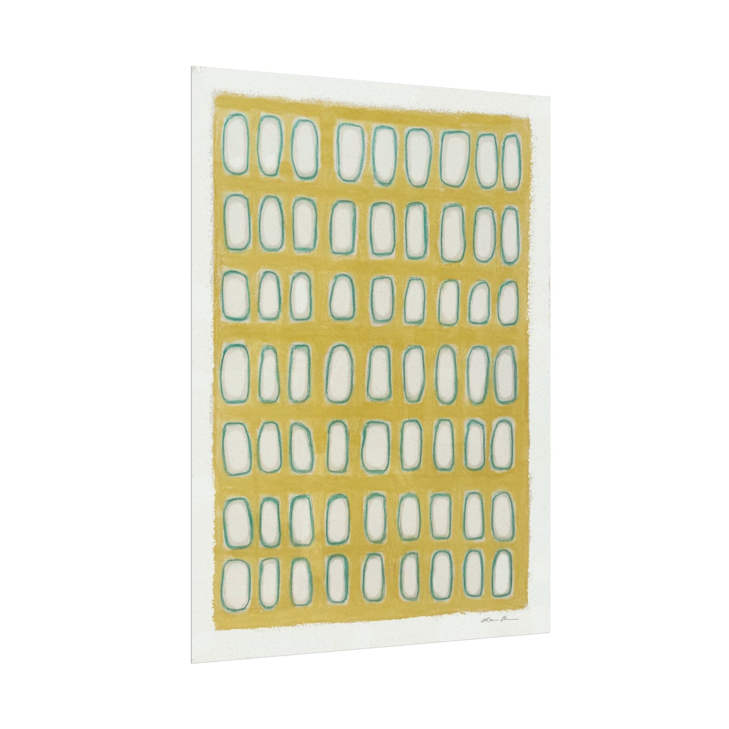 Yellow Windows Print 12x16" and 22"x30" by Lori Brunner