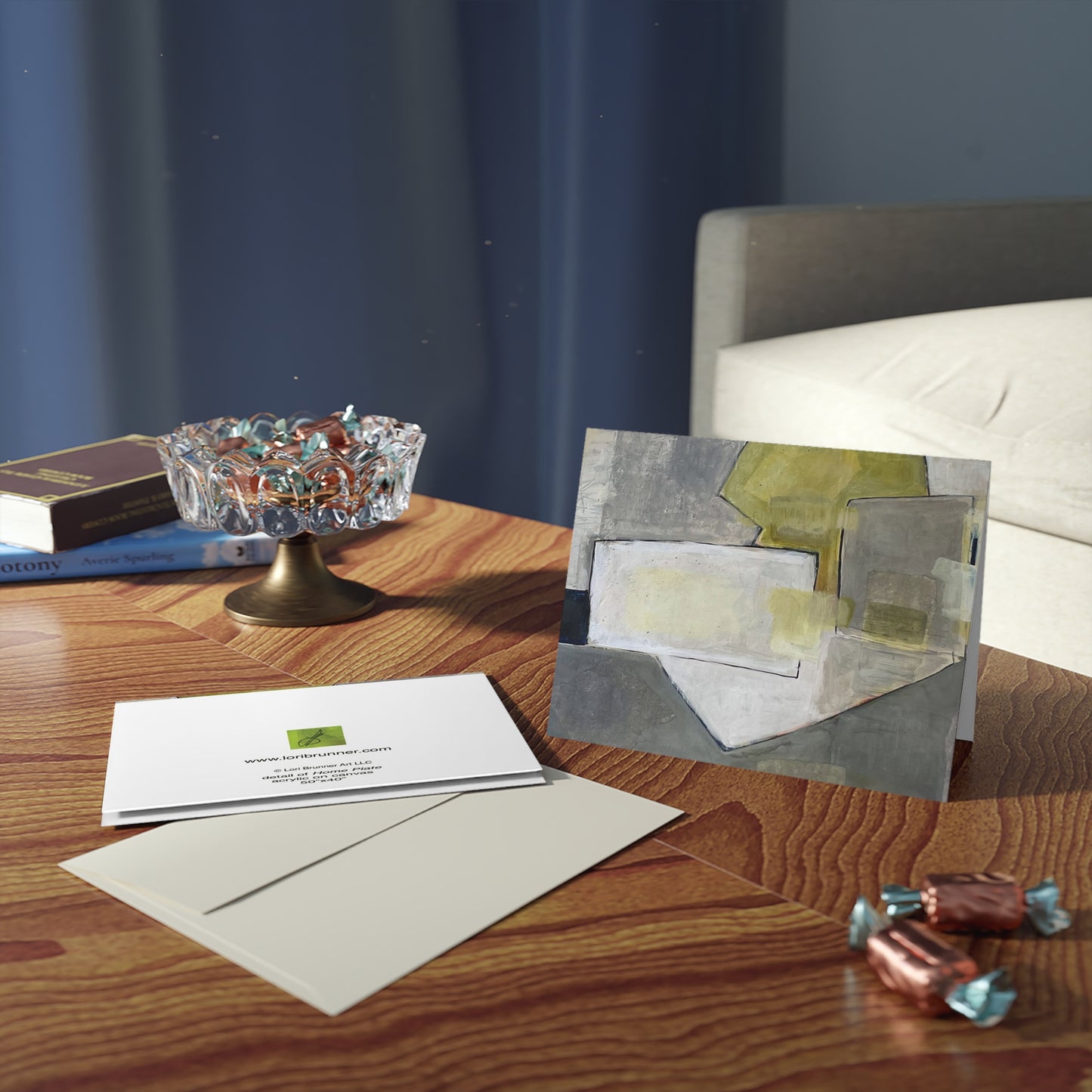 Greeting cards (8, 16, and 24 pcs)--'Home Plate'