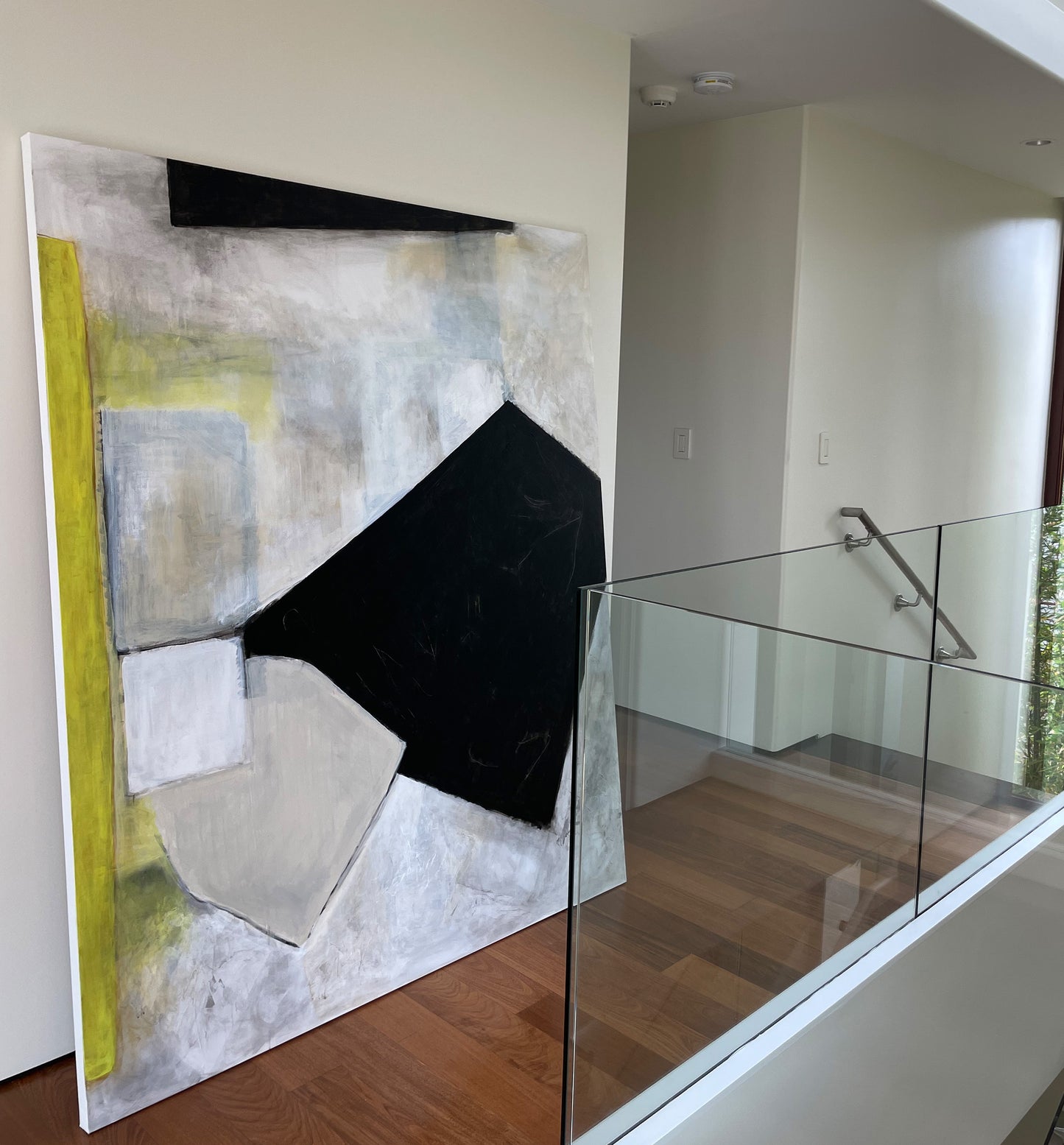 Large scale abstract acrylic painting by Lori Brunner Art