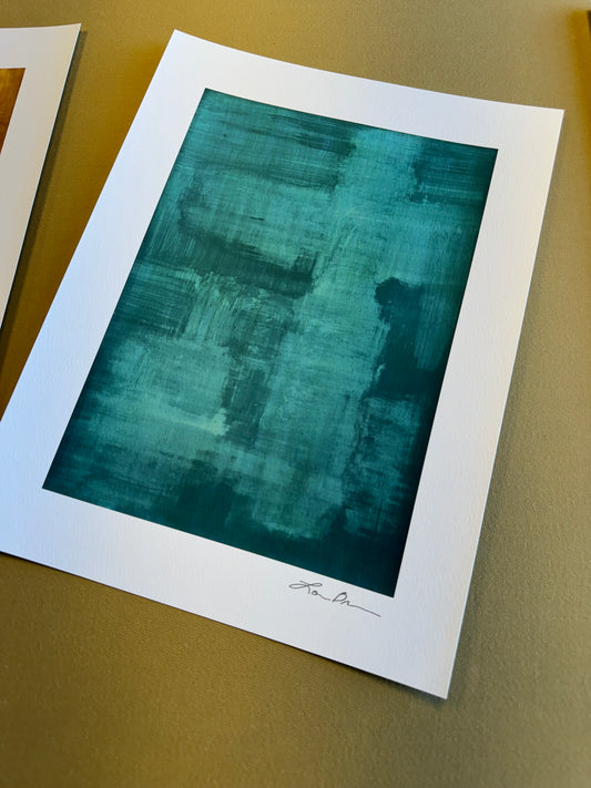 Print--'Green No. 4' (flat)