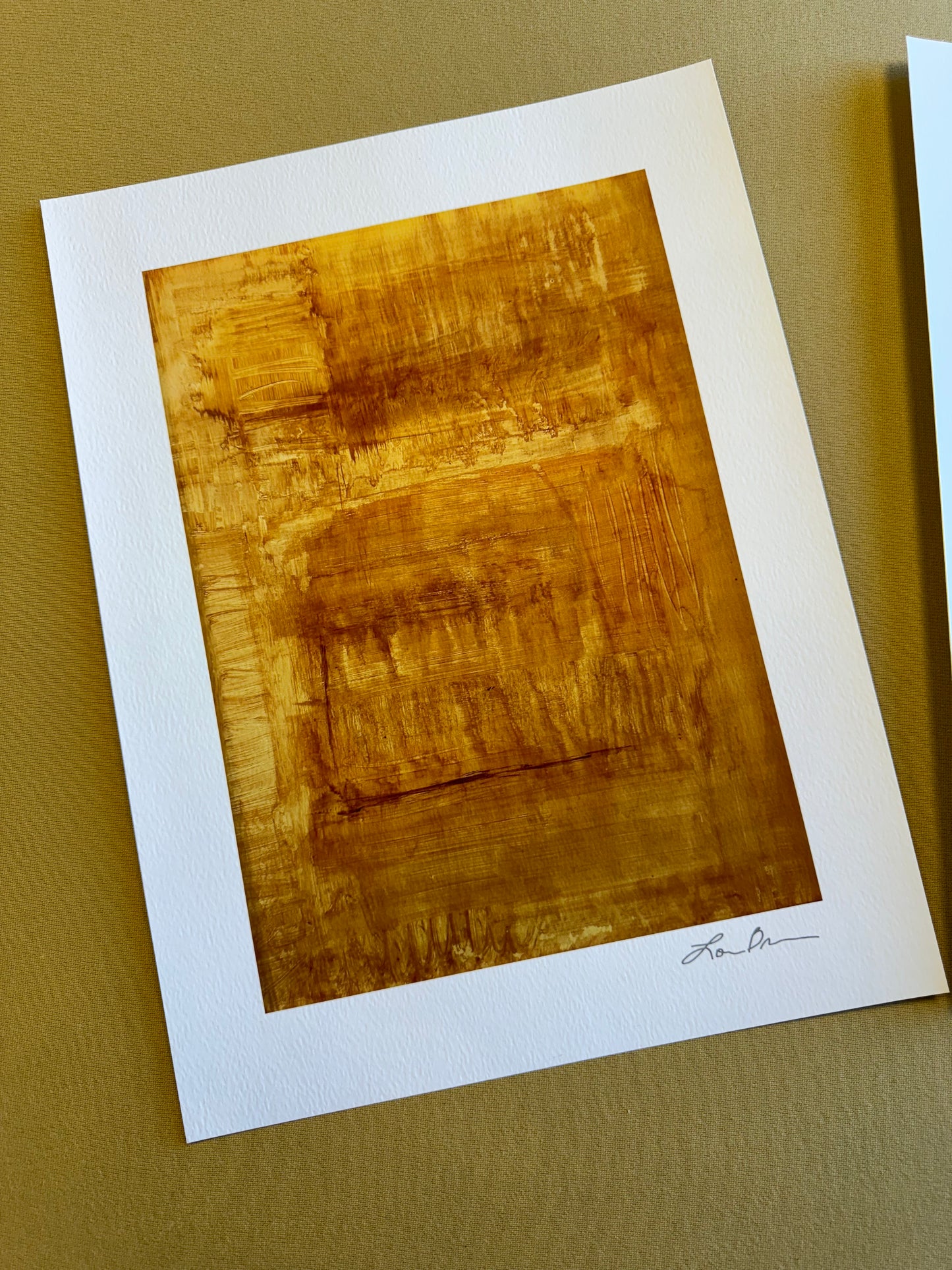 Print--'Gold No. 3' (flat)