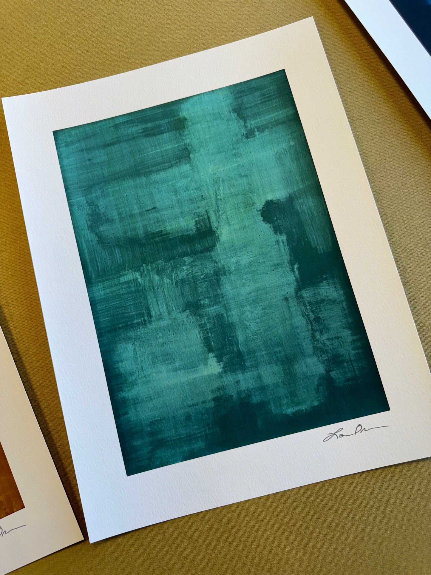 Print--'Green No. 4' (flat)