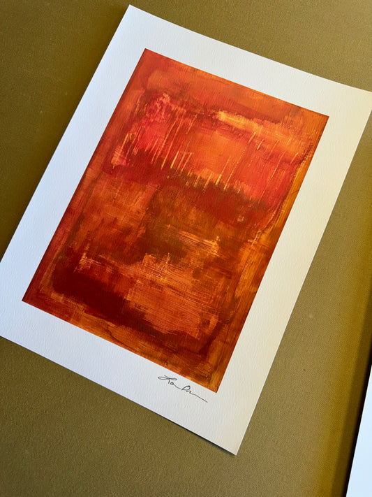 Print--'Red No. 1' (flat)