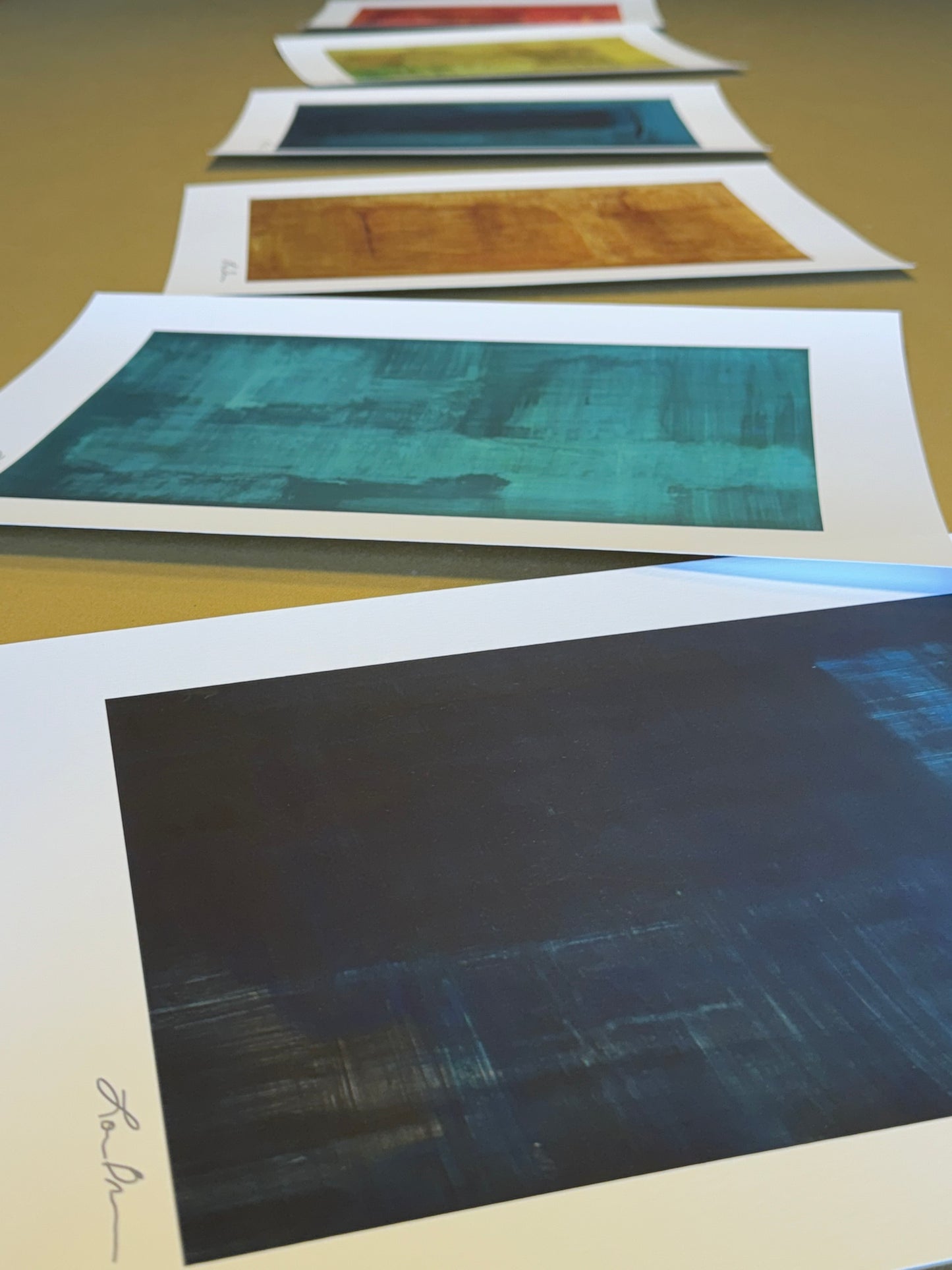 Print--'Blue No. 6' (flat)