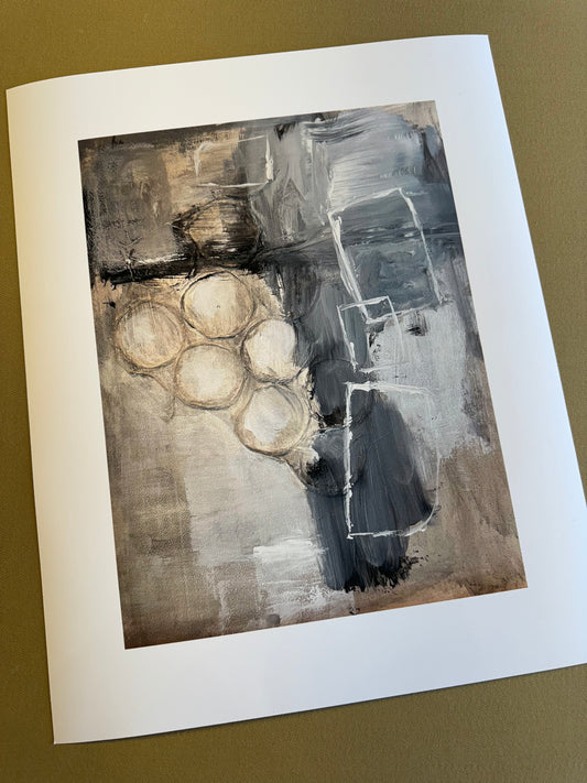 Limited Edition Print: 'Ski Day' (14"x17.5")