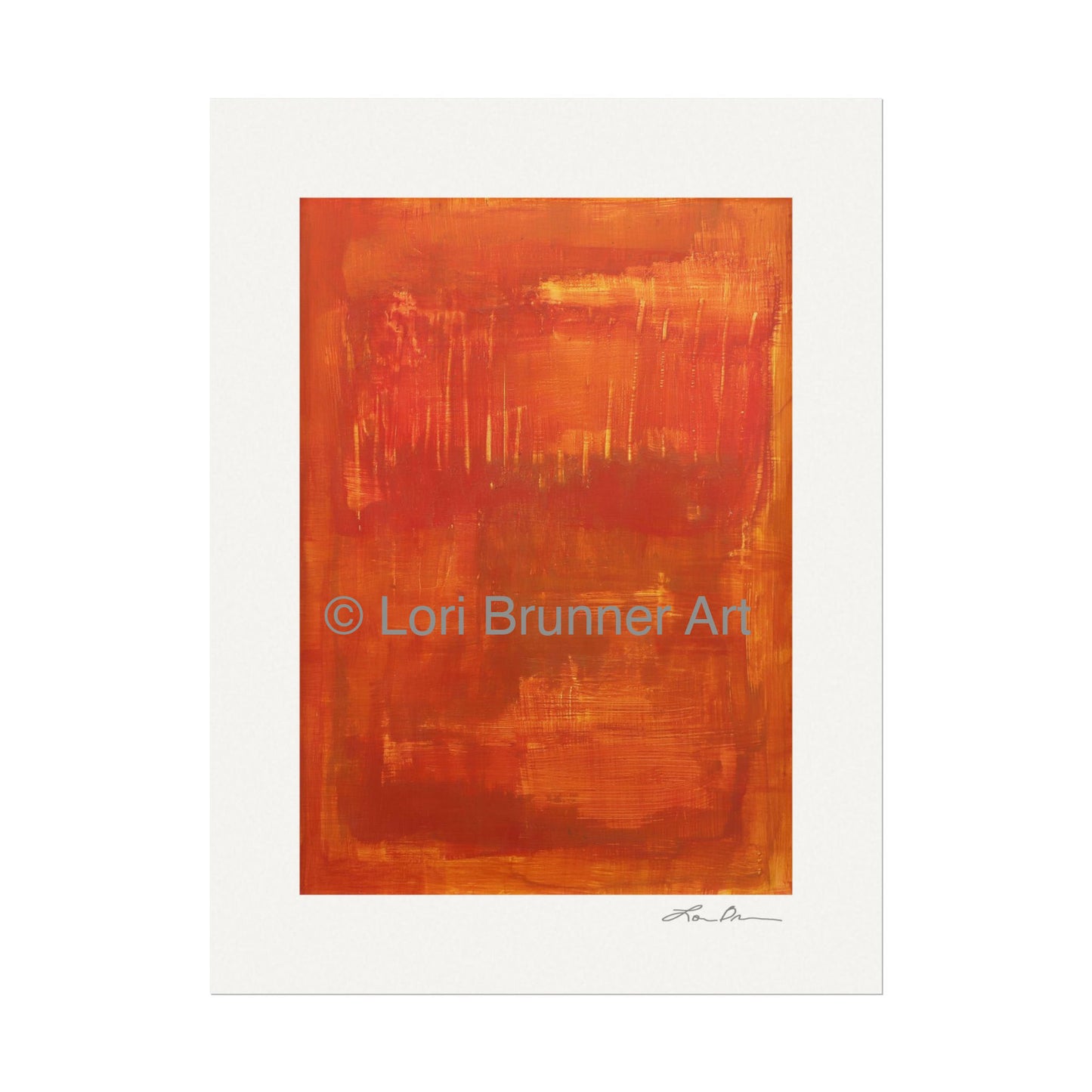 Print--'Red No. 1' (flat)