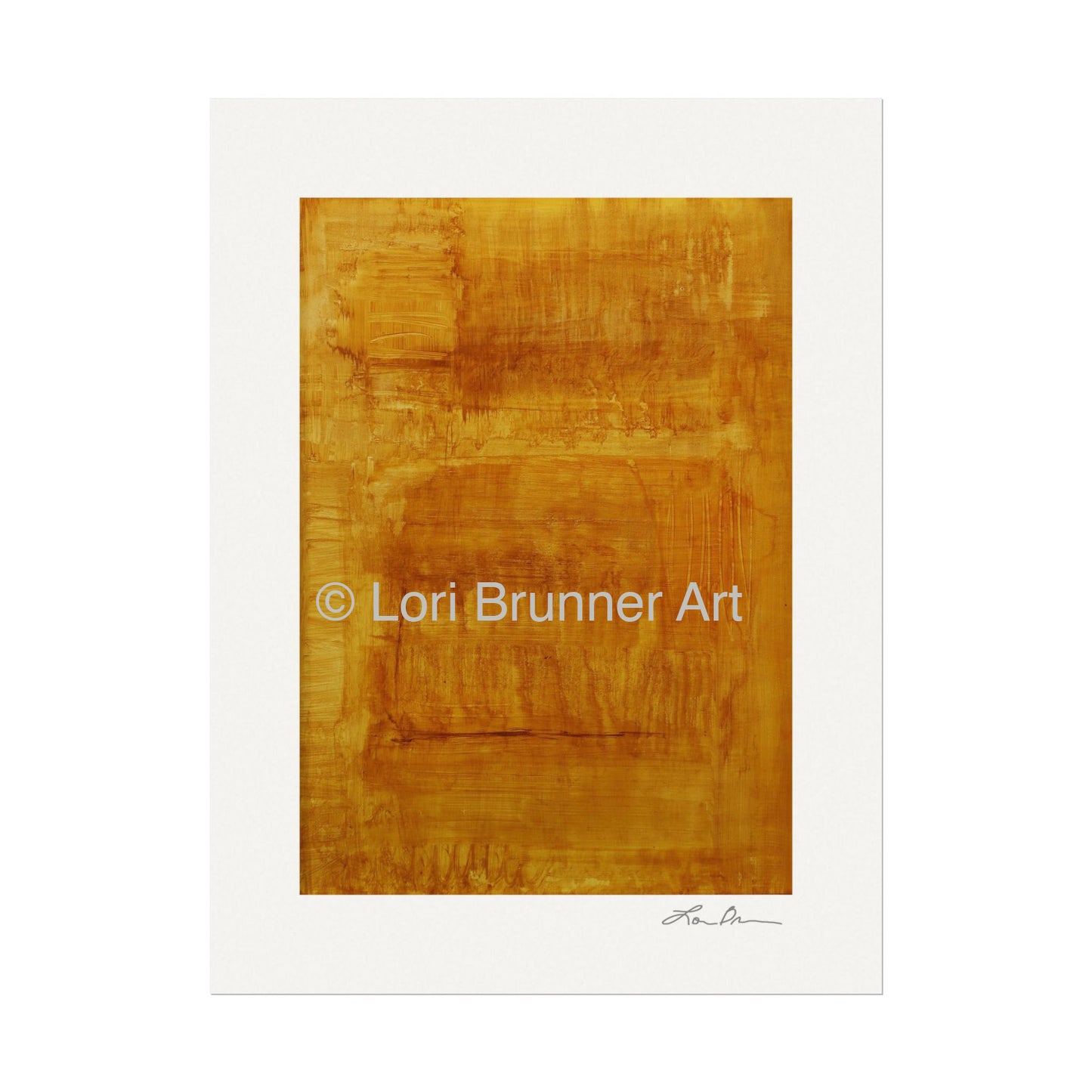 Print--'Gold No. 3' (flat)