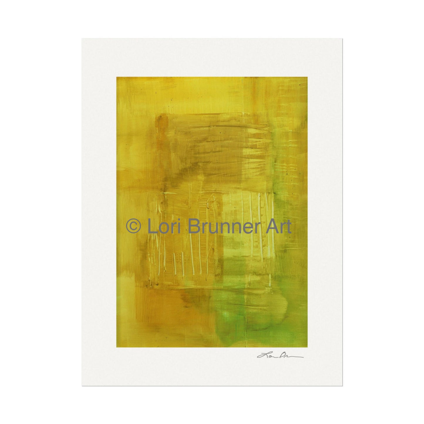 Print--'Yellow No. 5' (flat)