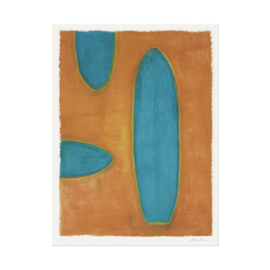 Surf Boards Print 12x16" and 22"x30" by Lori Brunner