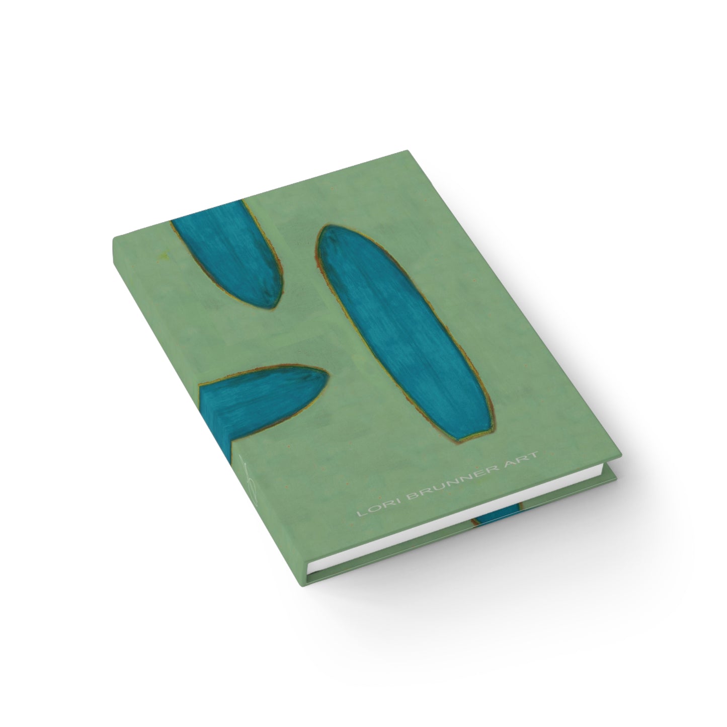 Journal - With artful cover (Sage Surfboards) by Lori Brunner Art - blank pages inside