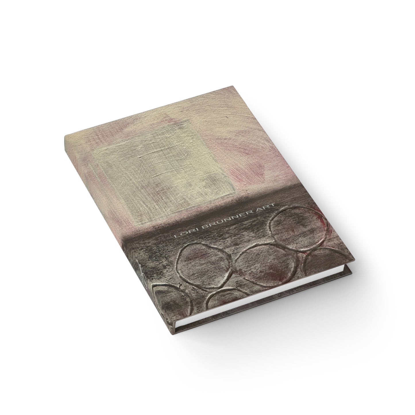 Journal - With artful cover (Gray Bubbles) by Lori Brunner Art - blank pages inside