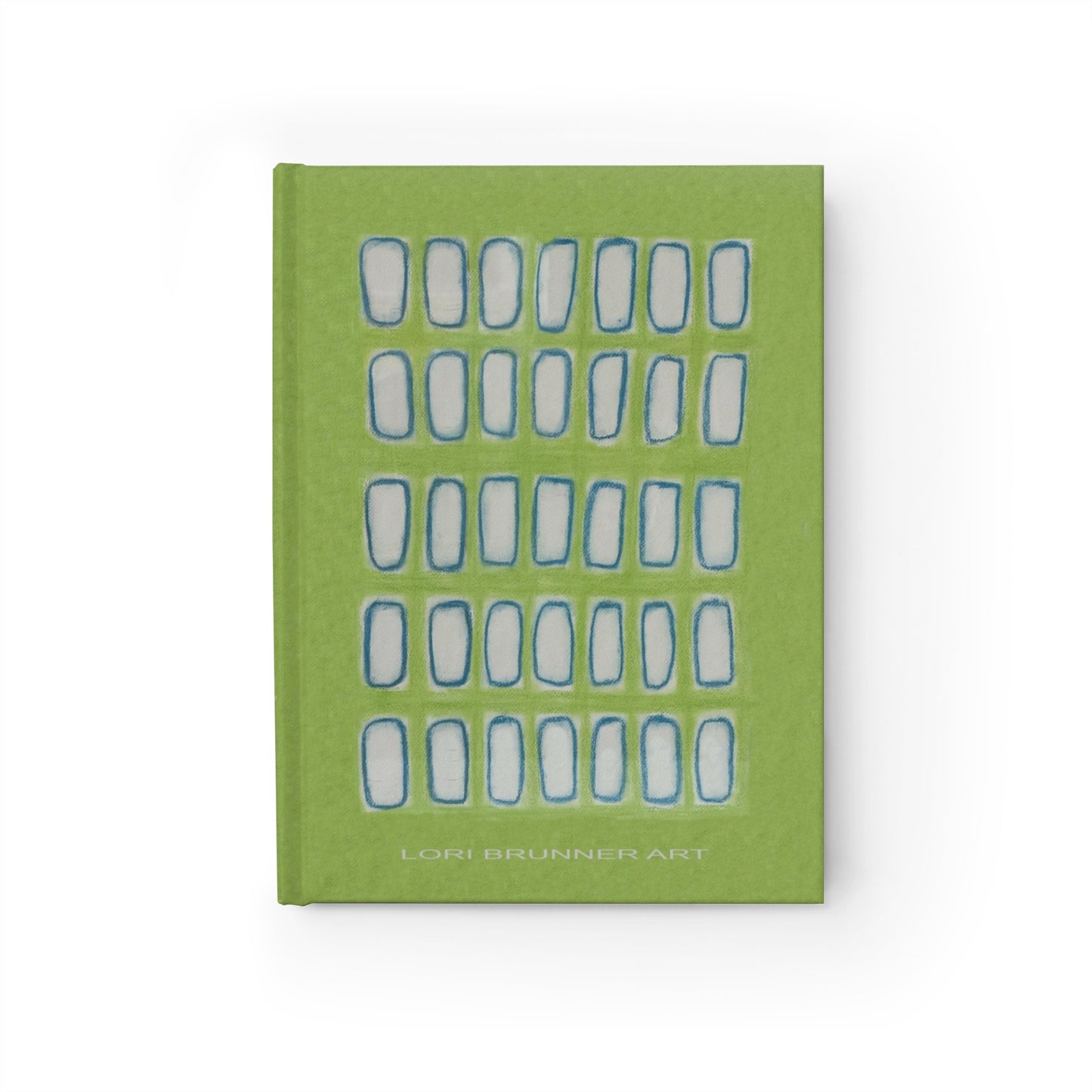 Journal - With artful cover (Green Windows) by Lori Brunner Art - blank pages inside