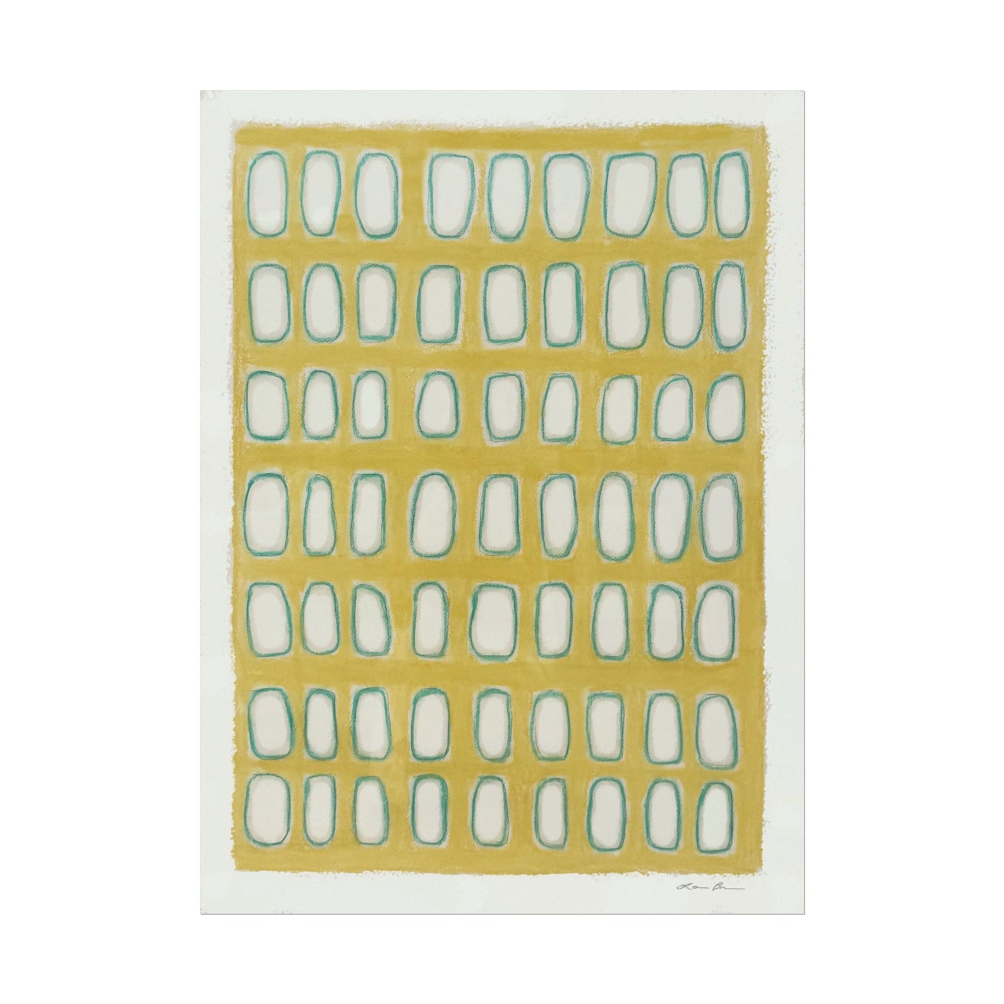 Yellow Windows Print 12x16" and 22"x30" by Lori Brunner