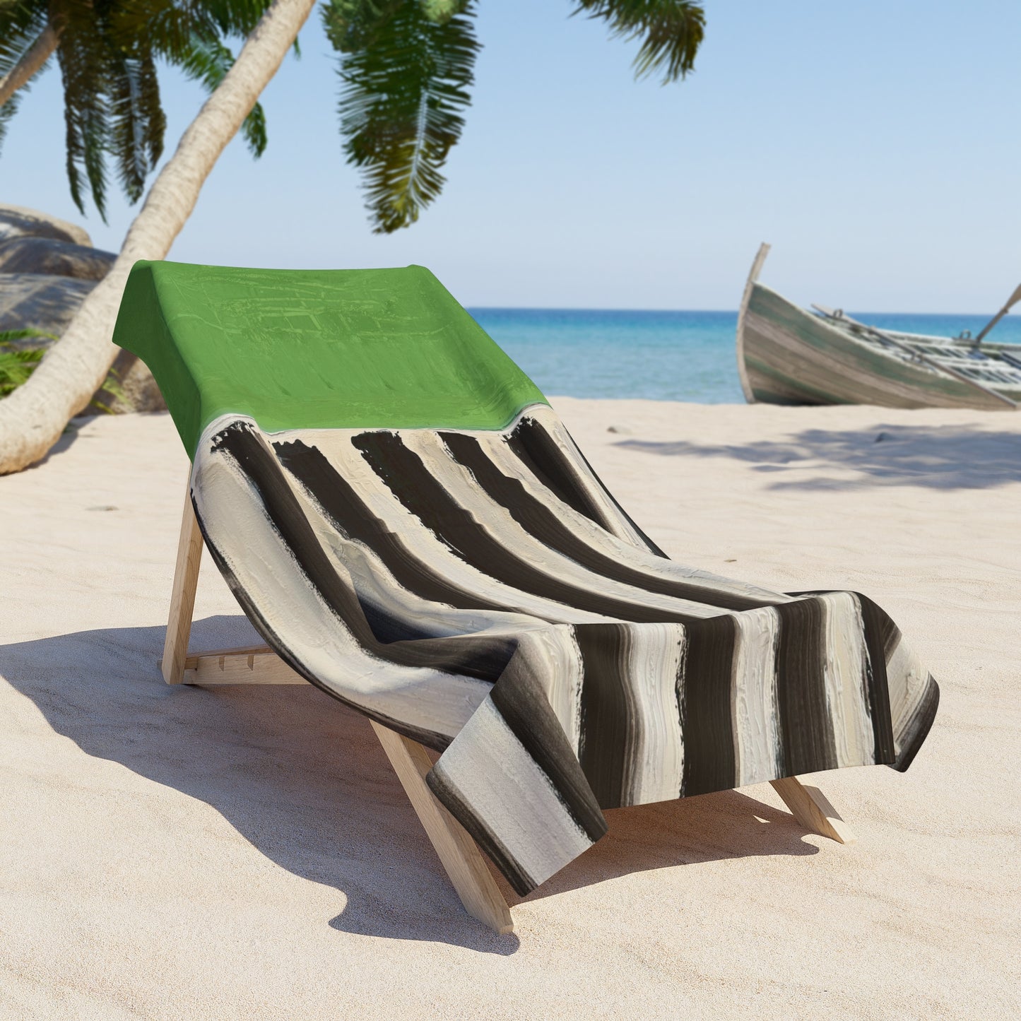 Beach Towel -- Classic Green