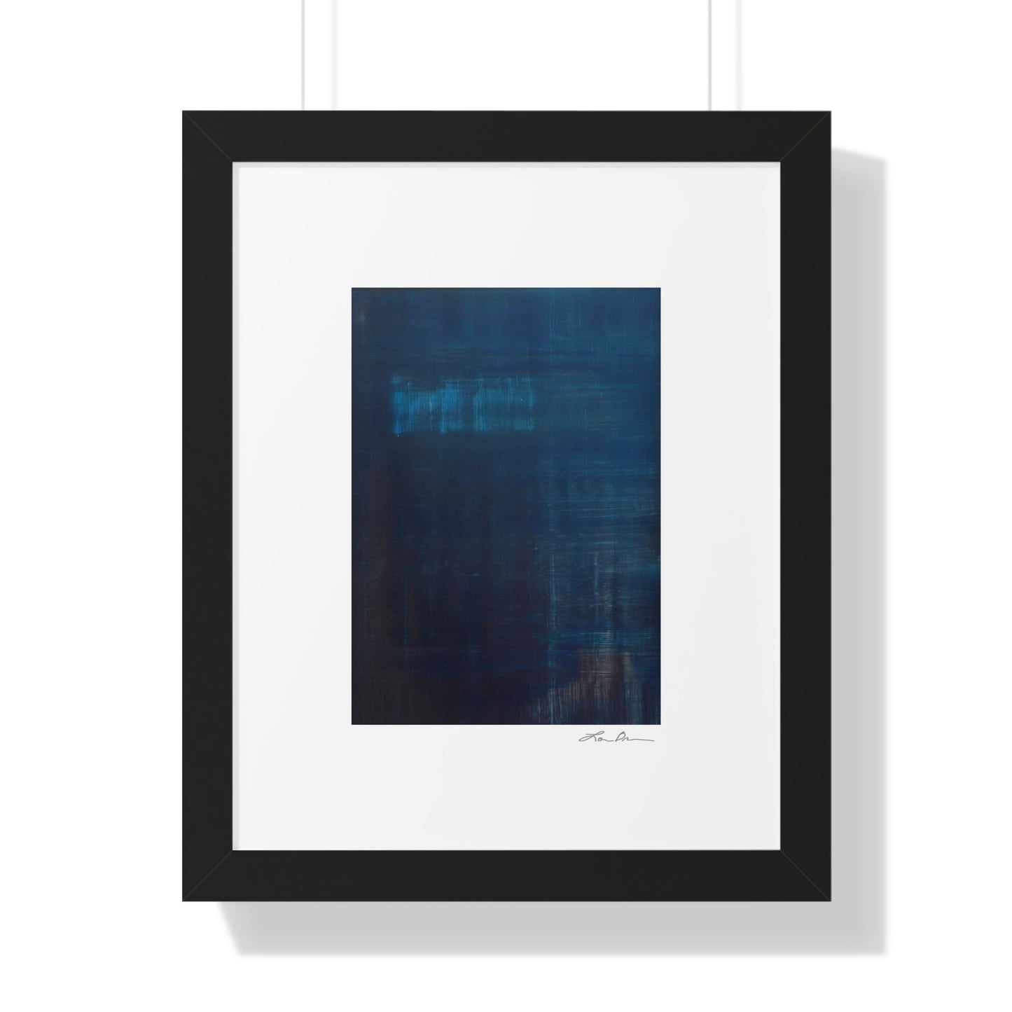 Framed Print by Lori Brunner Art | 'Indigo Vista'  16"x20"