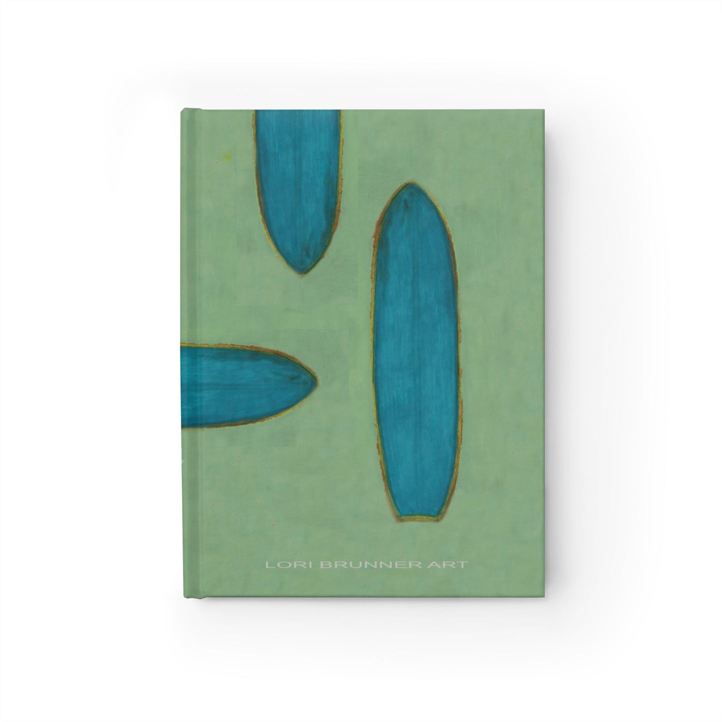Journal - With artful cover (Sage Surfboards) by Lori Brunner Art - blank pages inside