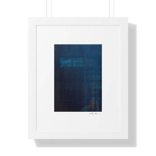 Framed Print by Lori Brunner Art | 'Indigo Vista'  16"x20"