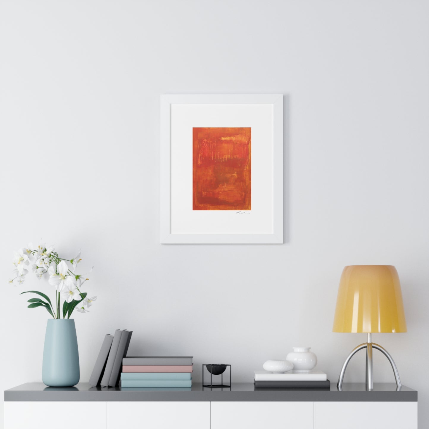 Framed Print by Lori Brunner Art | 'Tomato Bisque'  16"x20"