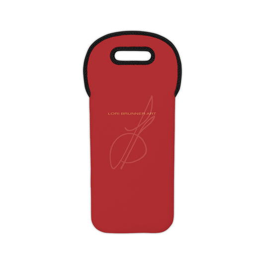 Wine Tote Bag (Cranberry) from Lori Brunner Art