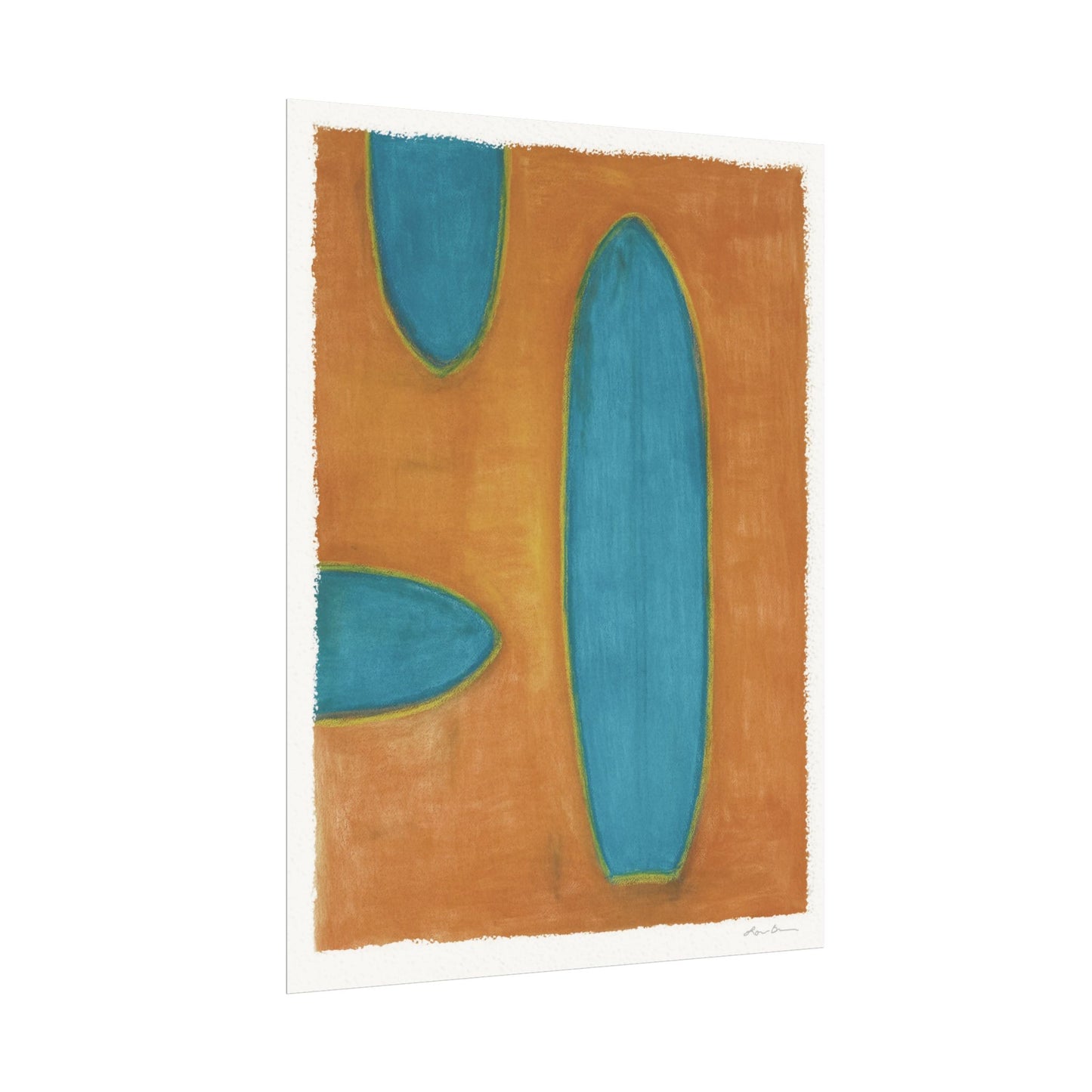 Surf Boards Print 12x16" and 22"x30" by Lori Brunner