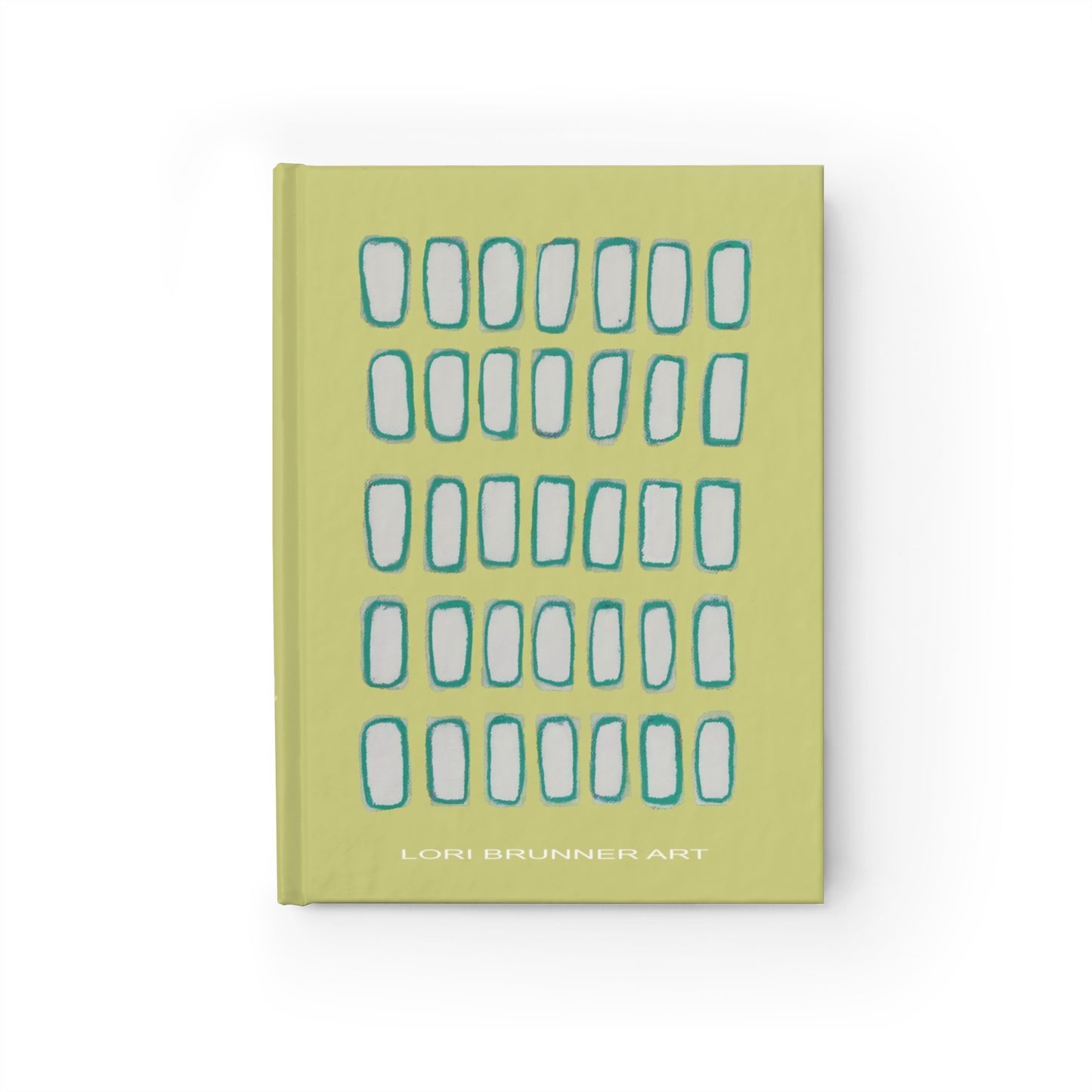 Journal - With artful cover (Yellow Windows) by Lori Brunner Art - blank pages inside