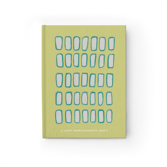 Journal - With artful cover (Yellow Windows) by Lori Brunner Art - blank pages inside