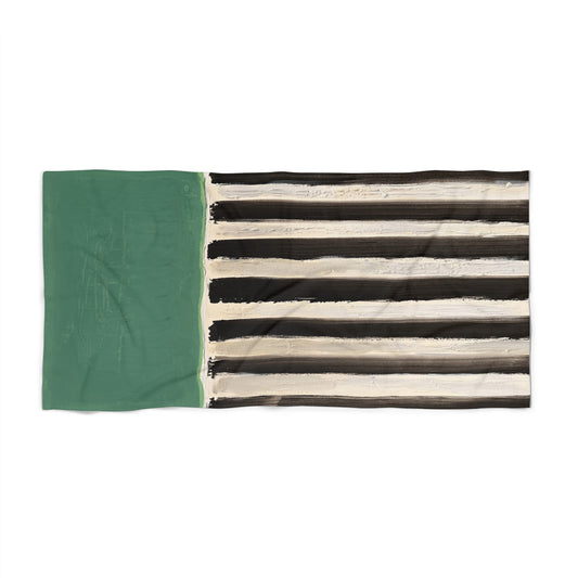 Beach Towel -- Dk Classic Green