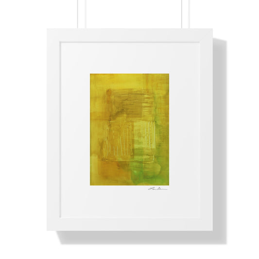 Framed Print by Lori Brunner Art | 'Lemon Poppy'  16"x20"