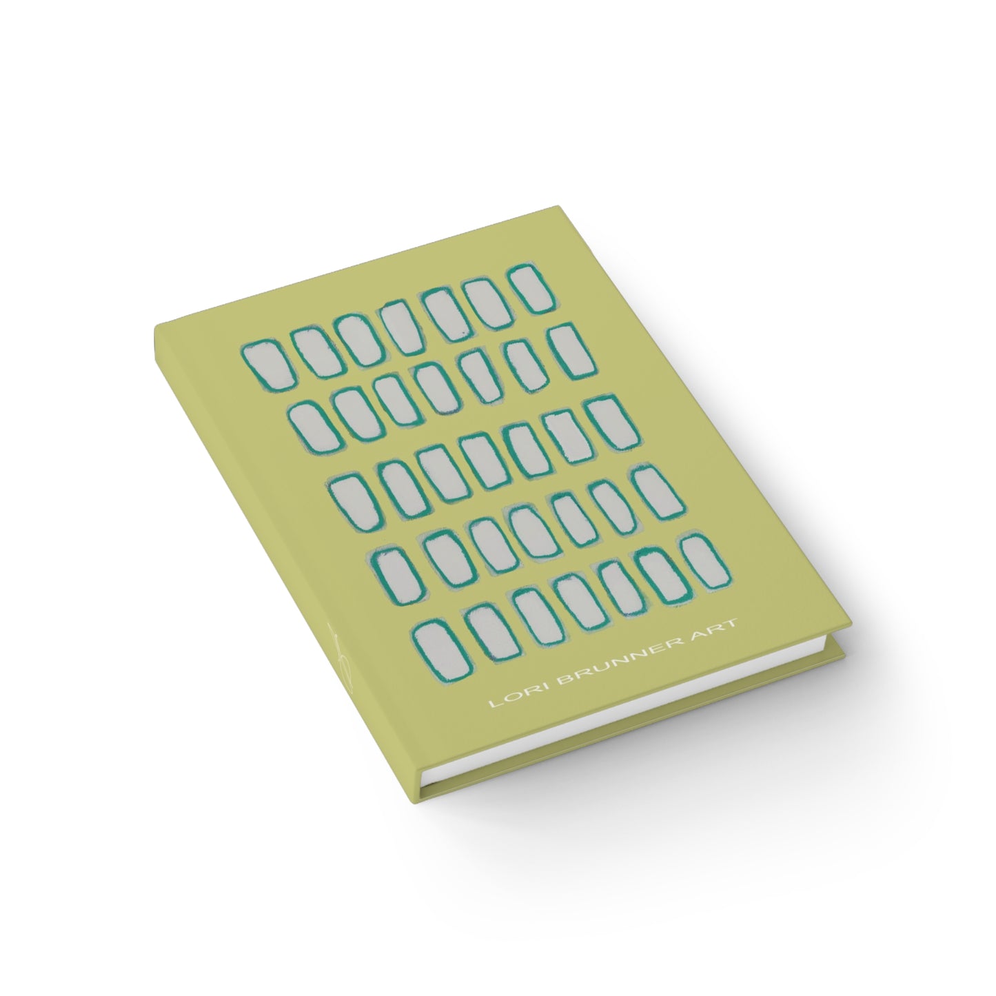 Journal - With artful cover (Yellow Windows) by Lori Brunner Art - blank pages inside