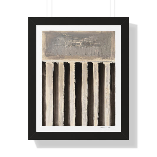 Framed Print by Lori Brunner Art | 'Swim Lanes', 12"x16" and 16"x20" - Three frame choices