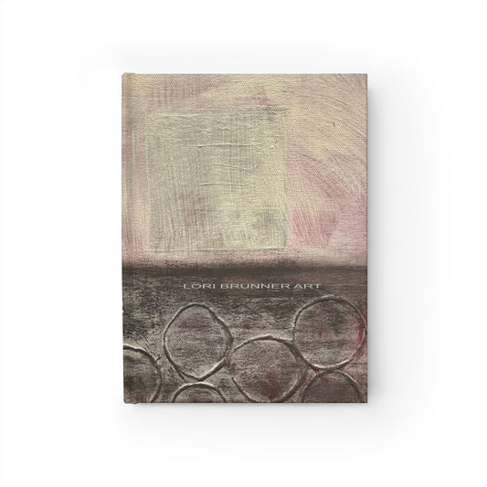 Journal - With artful cover (Gray Bubbles) by Lori Brunner Art - blank pages inside