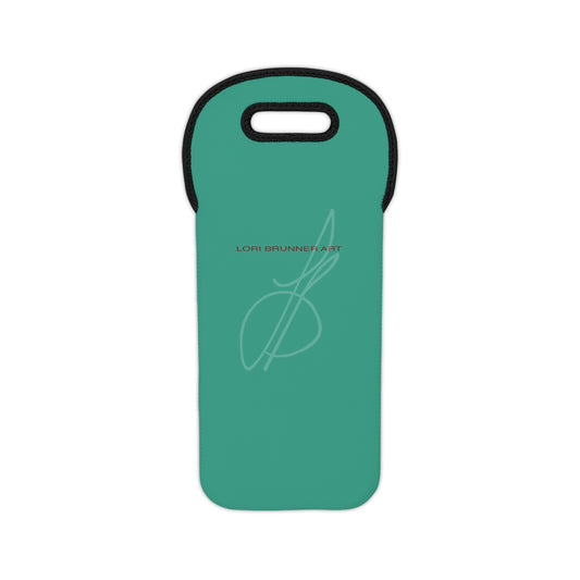 Wine Tote Bag (Seafoam Green) from Lori Brunner Art