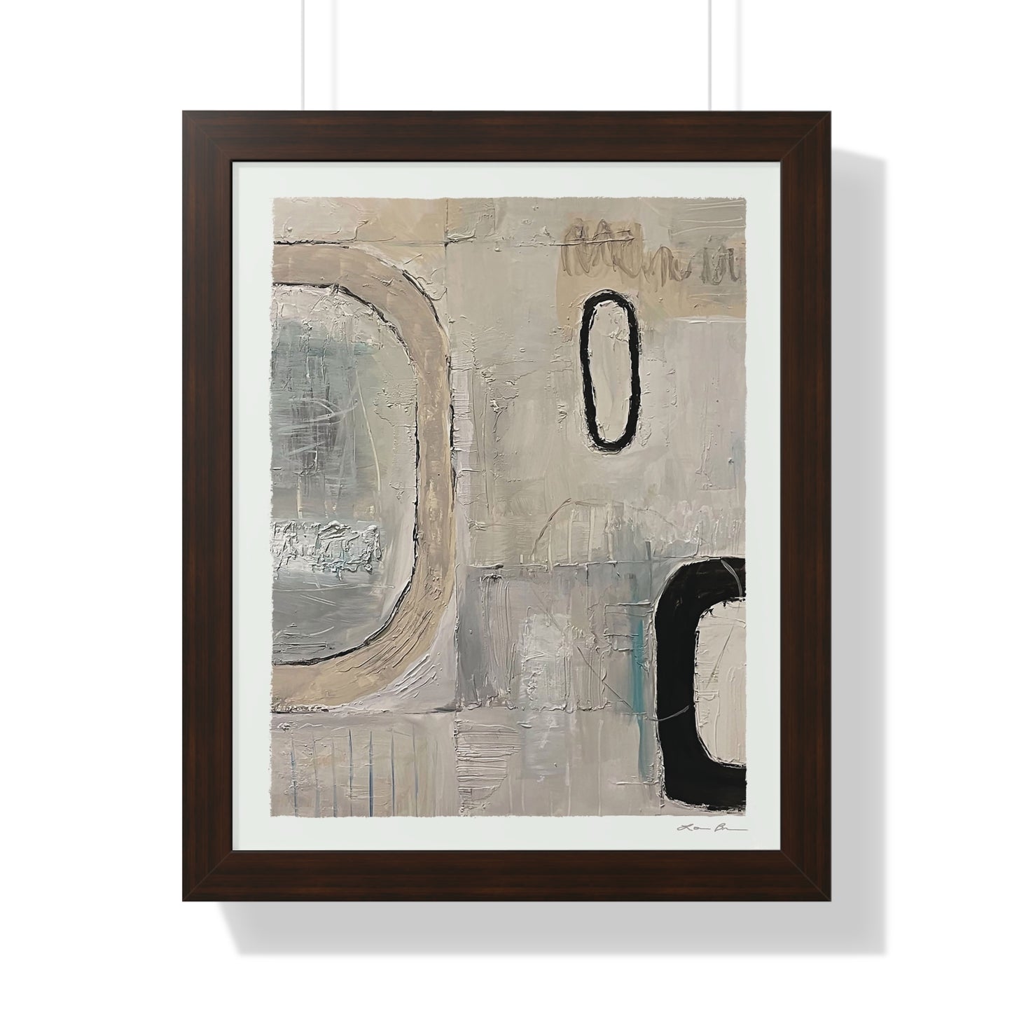 Print: 'It's Your Time' 20x16 Black Frame, (in-store item)