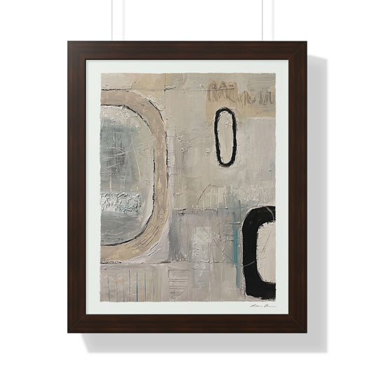 Print: 'It's Your Time' 20x16 Black Frame, (in-store item)