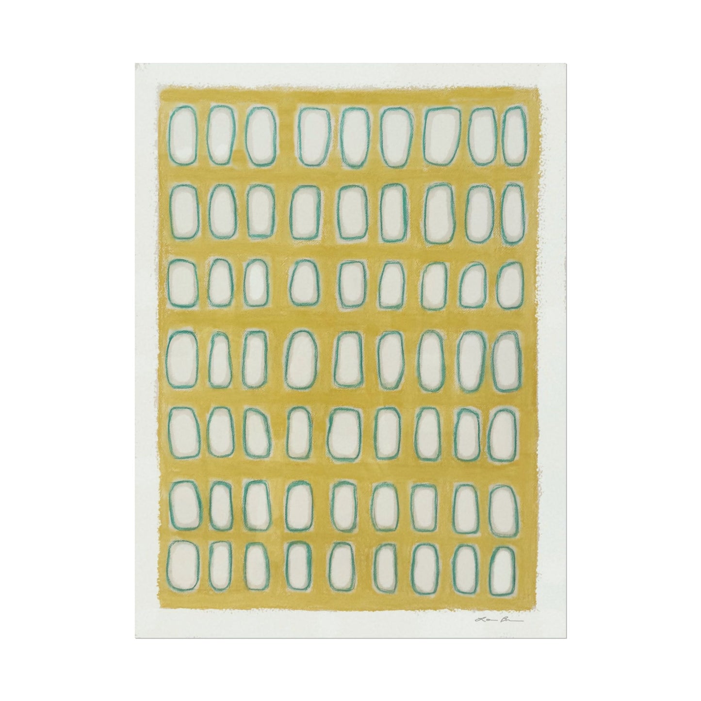 Yellow Windows Print 12x16" and 22"x30" by Lori Brunner