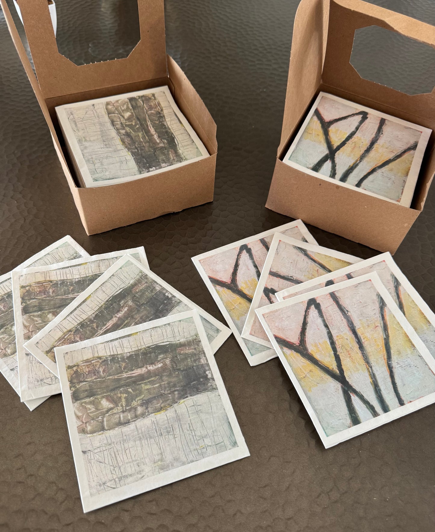 Artful Cocktail Napkins--Saguaro I