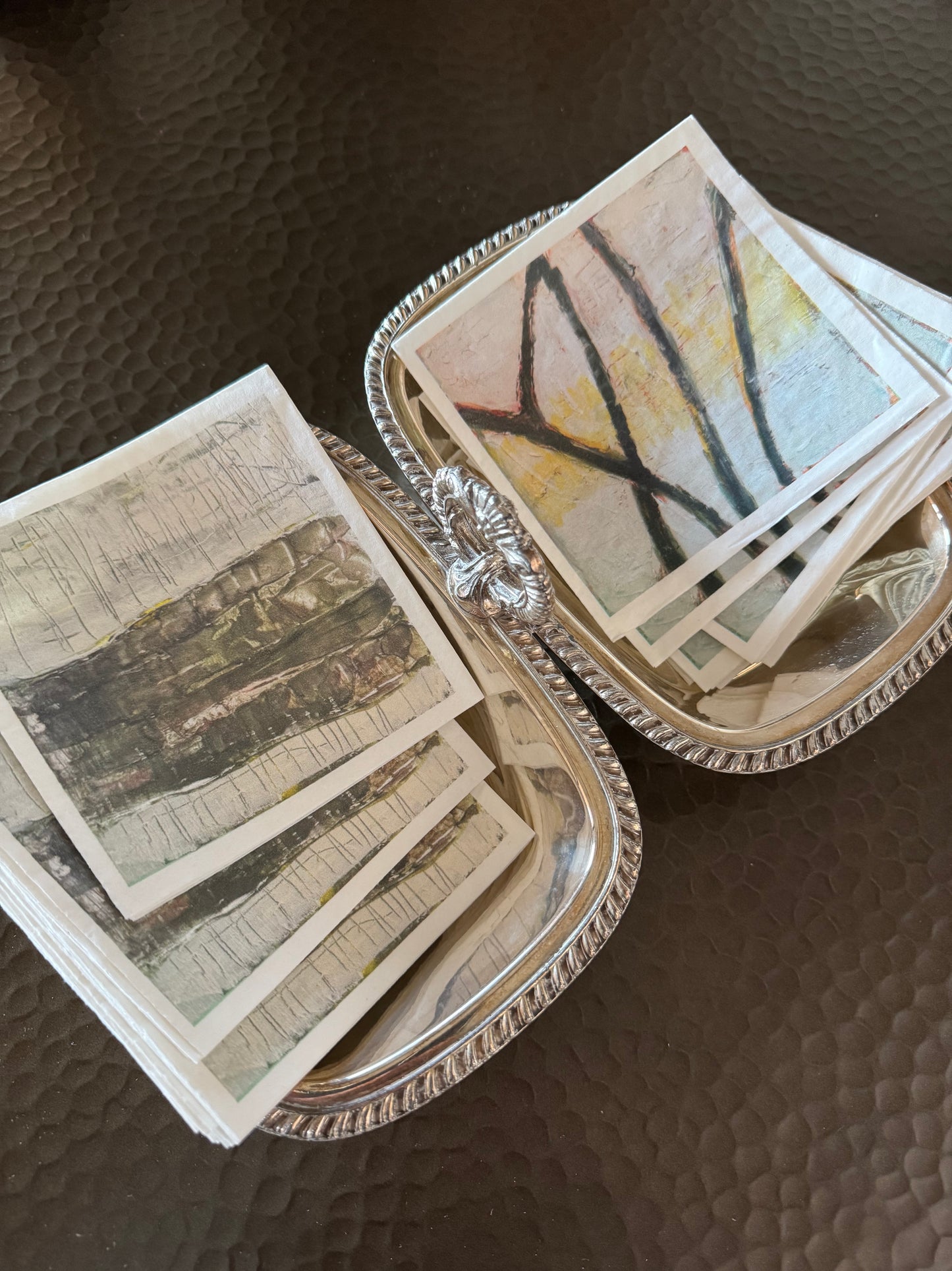 Artful Cocktail Napkins--Saguaro I