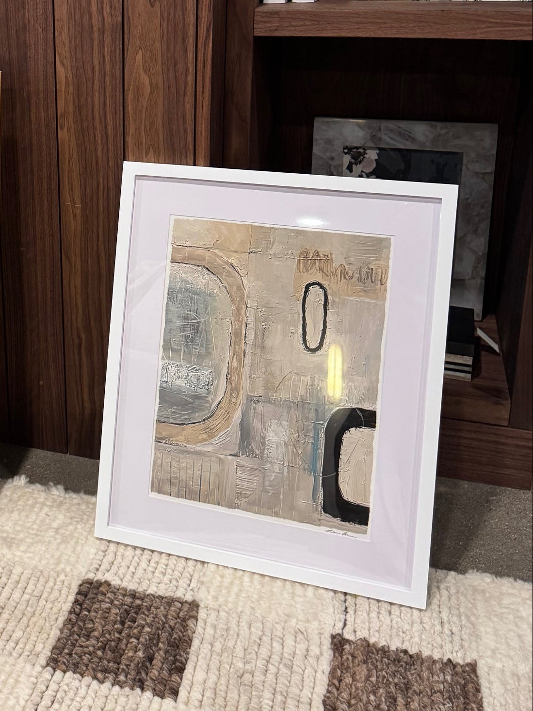 Print: 'It's Your Time' 20x16 White Frame, (in-store item)