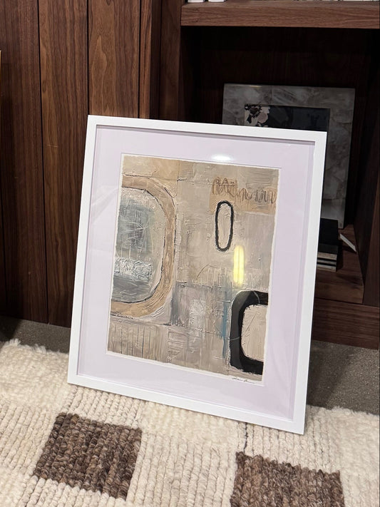 Print: 'It's Your Time' 20x16 White Frame, (in-store item)