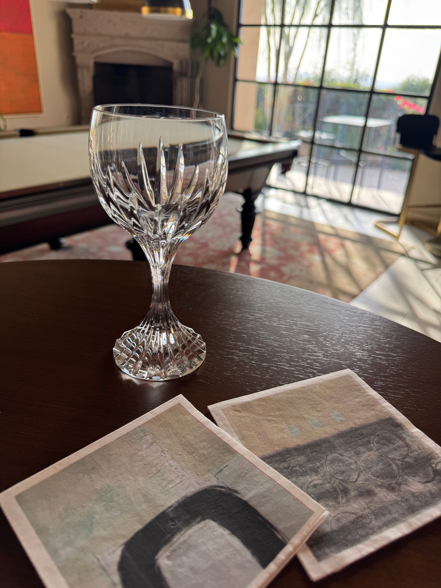 Artful Cocktail Napkins (pkg of 50)--Zen View (in-person pickup only)