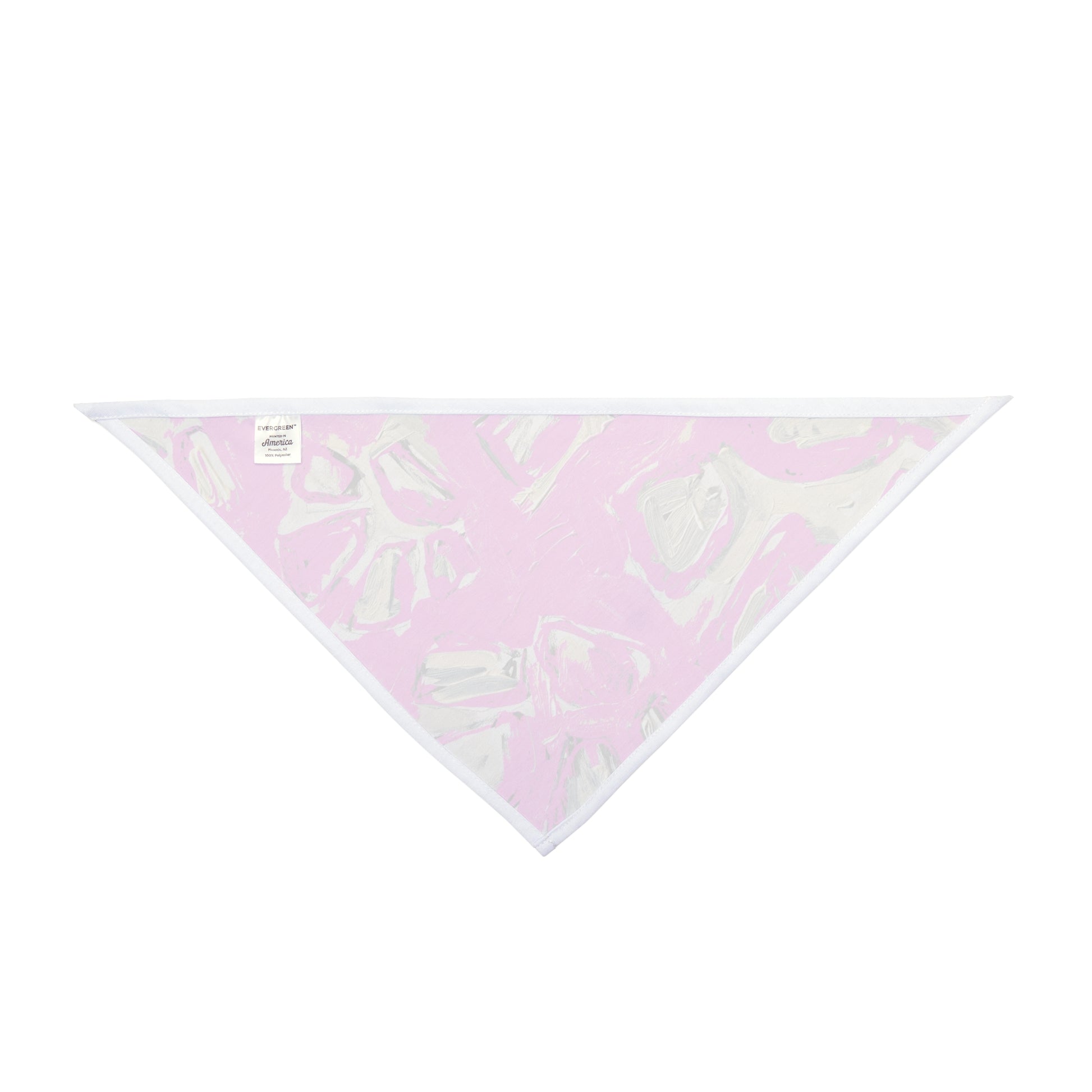 Artist-designed pink pet bandana by Lori Brunner Art