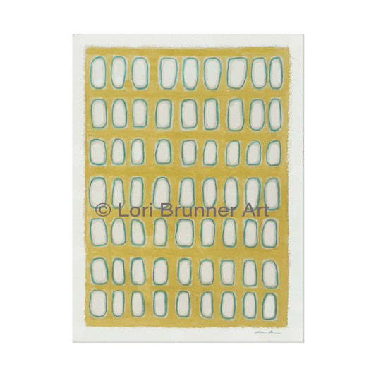 Yellow Windows Print 12x16" and 22"x30" by Lori Brunner
