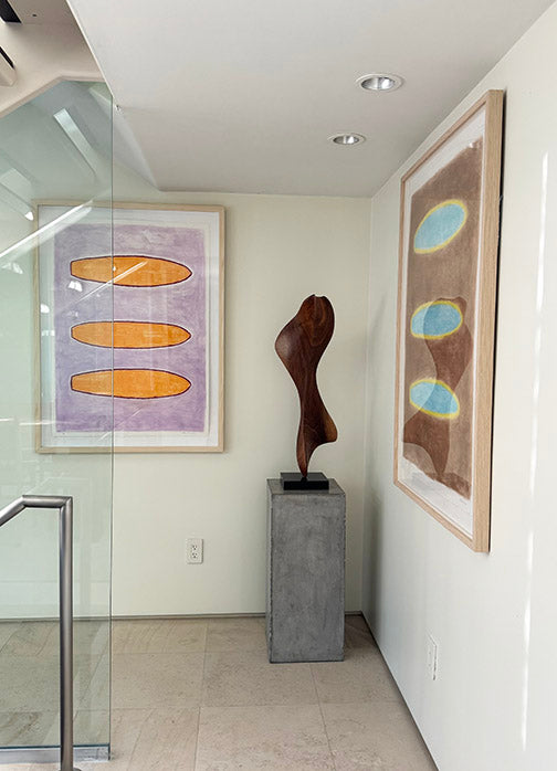 Aqua & Brown Surfboards