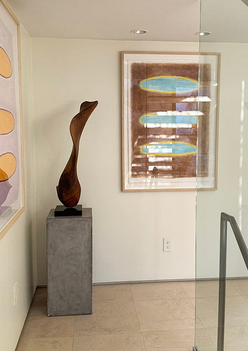 Aqua & Brown Surfboards