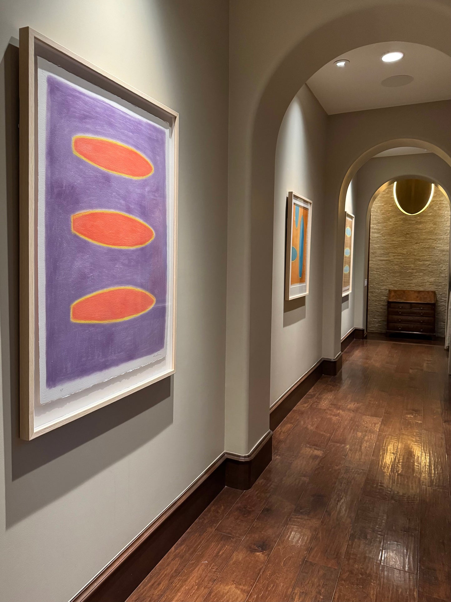 Orange & Dk Purple Surfboards