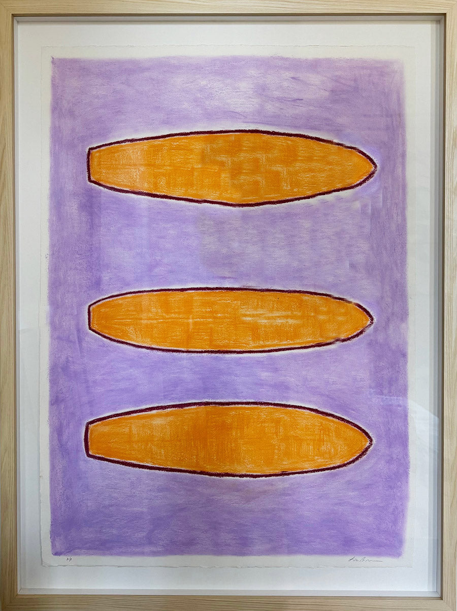 Orange & Lt Purple Surfboards